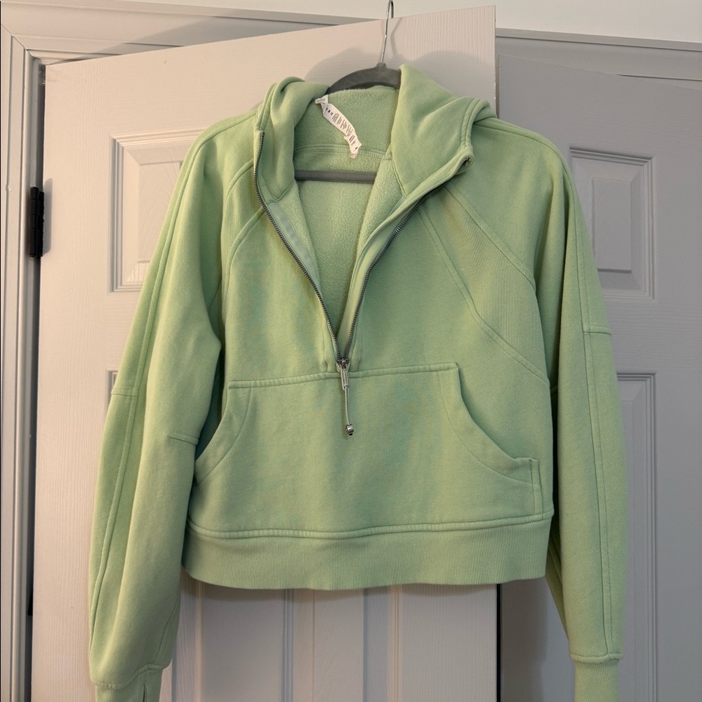 Lulu Lemon Cropped Scuba Quarter Zip